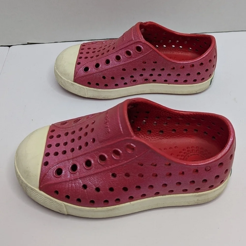Native Metallic Pink Water Shoe 6T
